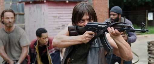 Scene from The Walking Dead